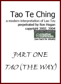 Tao Te Ching Ron Hogan